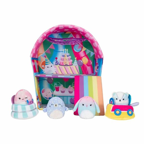 Jazwares Squishmallows Squishville - Play Palace - Gianna, Banks, Oshun, Giovana - Picture 2 of 9